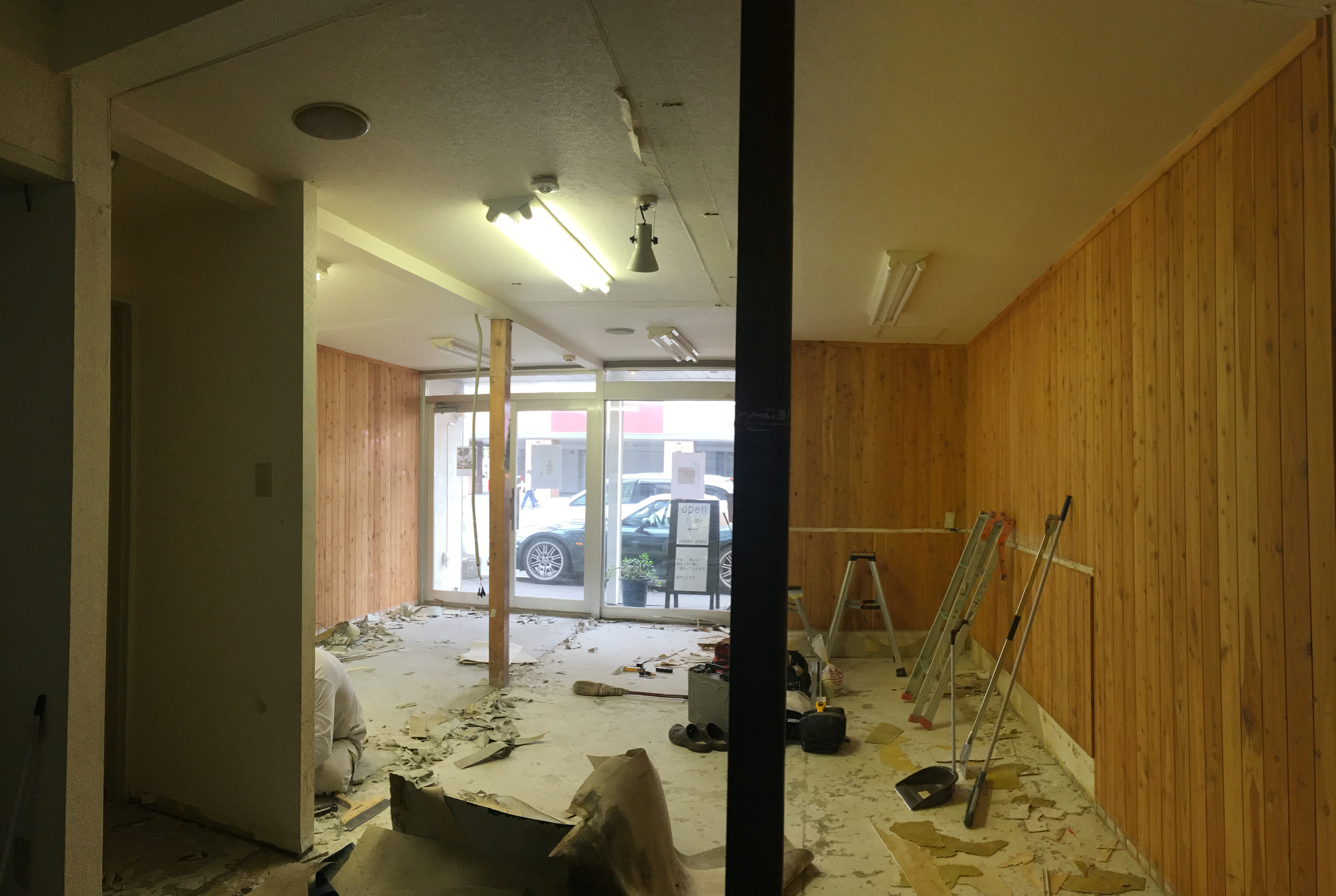 DIYで店を作り上げた頃